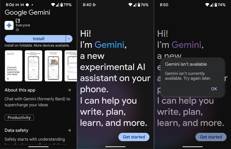 The Google Gemini app for Android is now available on the Play Store
