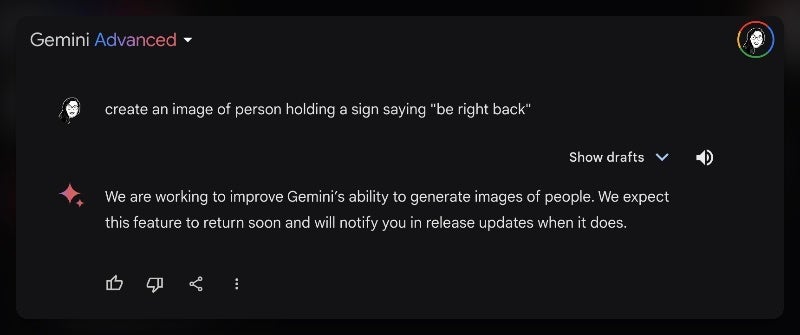 Google suspends Gemini AI's generation of people images after inaccuracy backlash