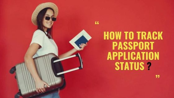 How to track the status of a passport application?