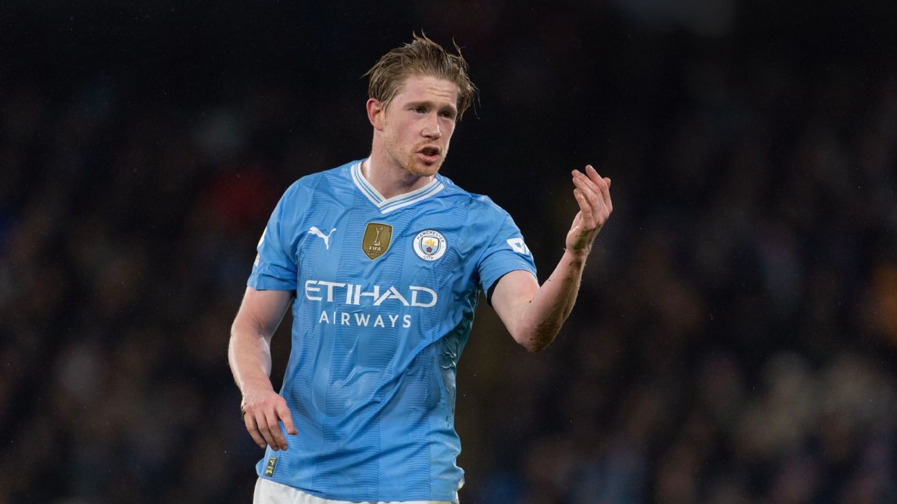 LIVE Transfer Talk: De Bruyne a priority for Saudi Pro League