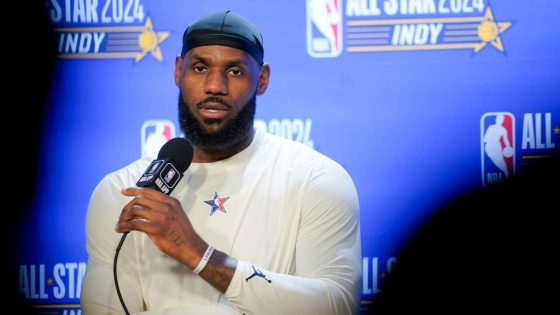 LeBron James says he hopes to end career as member of Lakers