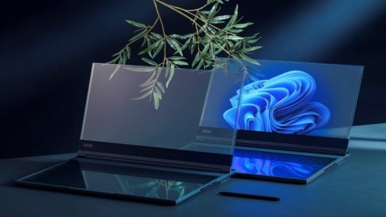 Lenovo showcases semi-transparent screen laptop concept at MWC 2024