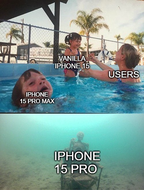 Meme of the Day: Everyone Loves the Vanilla iPhone 15 (But the iPhone 15 Pro Doesn't Spark Joy)