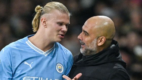 Pep challenges Haaland to stay 'relaxed' for City success