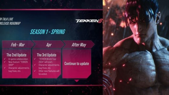 Tekken 8 Season 1 Roadmap Reveals New Updates, Patches & DLC