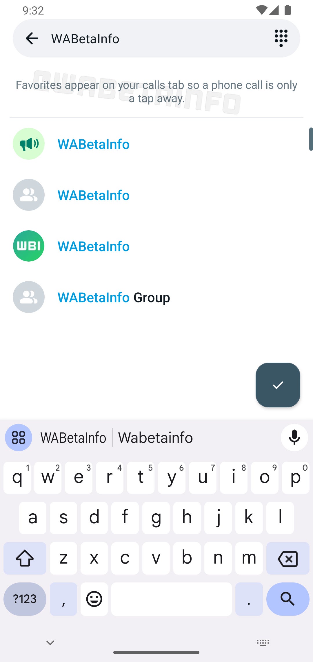 Image credit – WABetaInfo – WhatsApp could allow you to choose your "inner circle" for faster contact