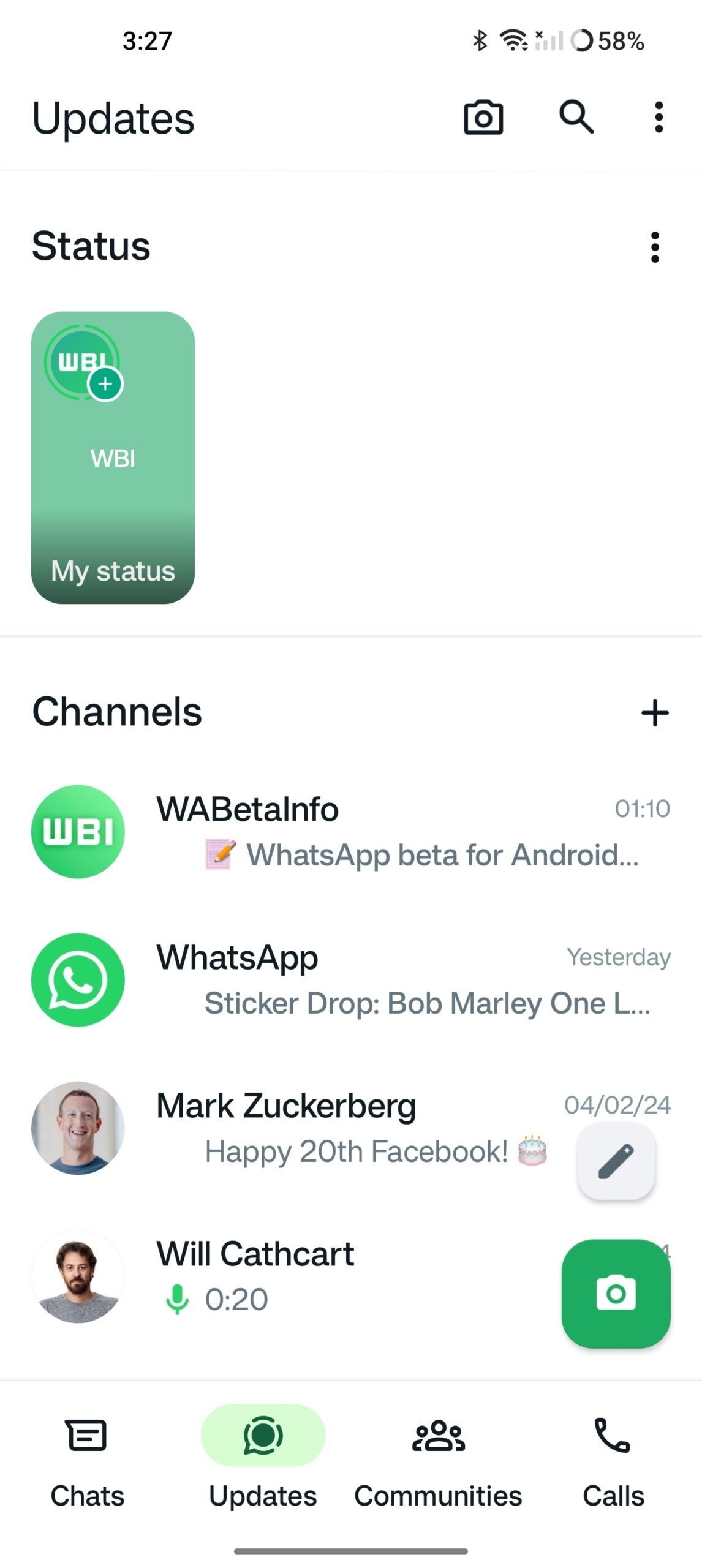 Image Credit – WABetaInfo – WhatsApp status updates tray could get a makeover