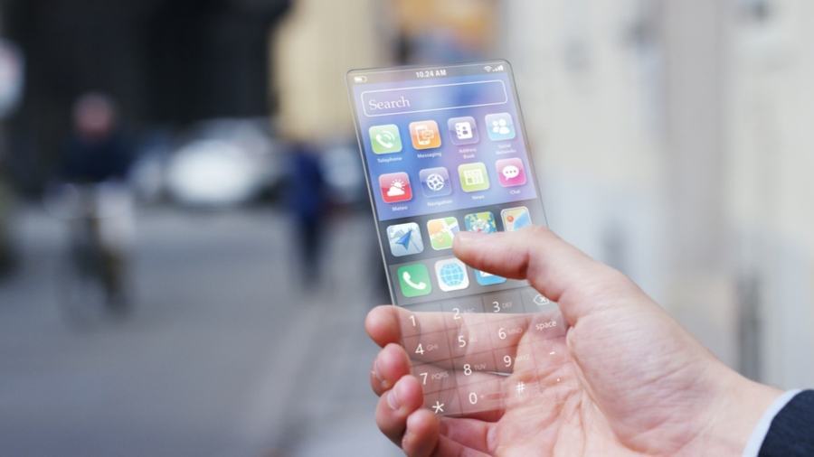 How cool is this?!  - Phone with transparent screen: is it possible?