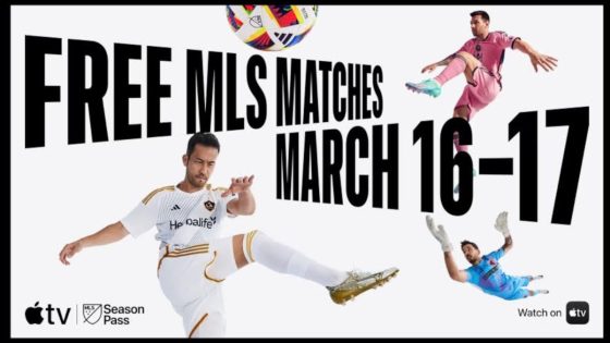 All MLS matches are free this weekend on MLS Season Pass on Apple TV