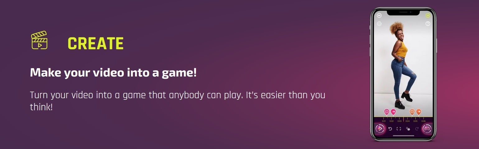 Overplay will turn a video into a mobile game with no coding experience required - Overplay turns your videos into mobile video games even without any coding knowledge