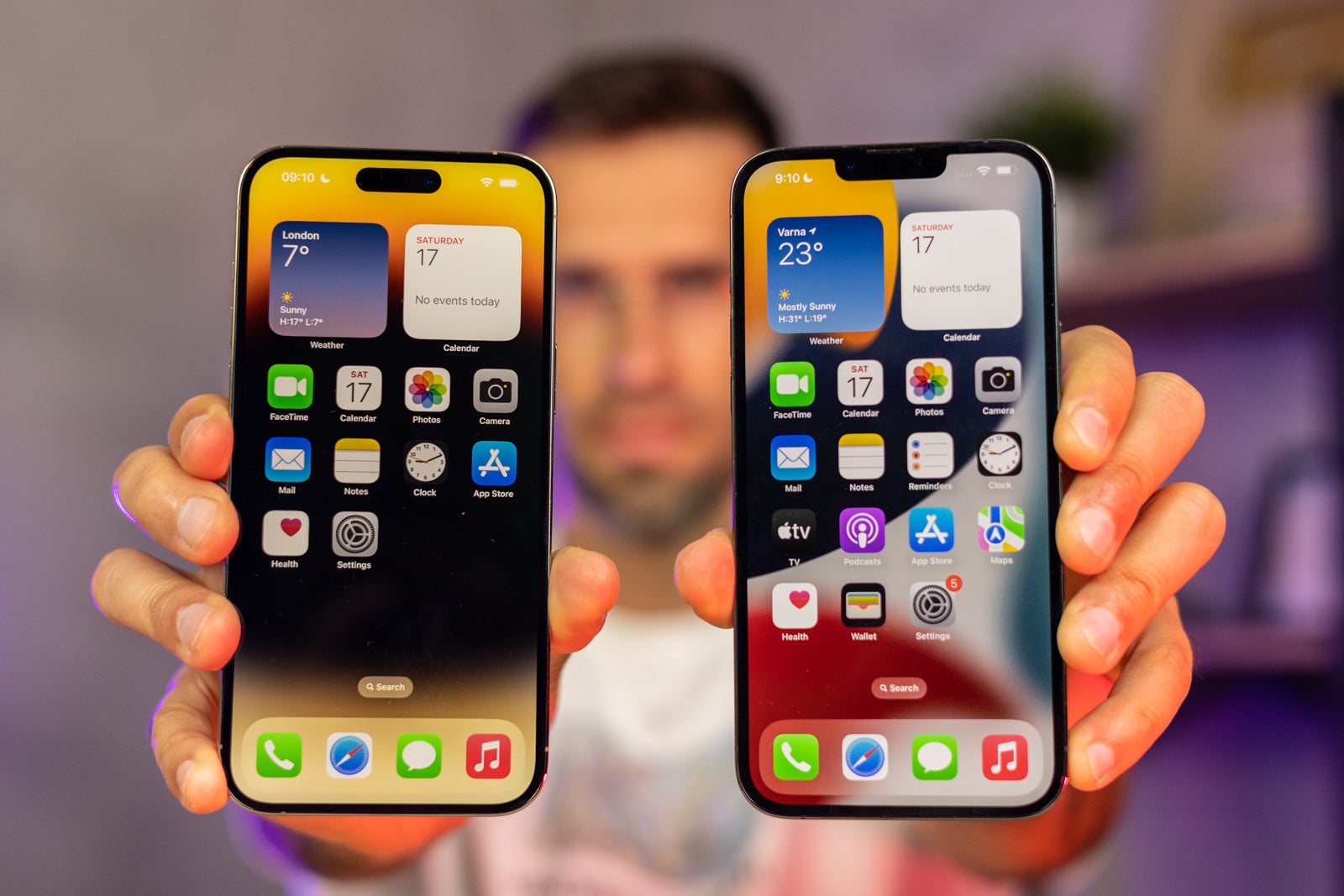 The iPhone 14 Pro Max with Dynamic Island and the iPhone 13 Pro Max with the notch - The design of the iPhone 16 will not be new.  Have we achieved the “perfect” iPhone look?