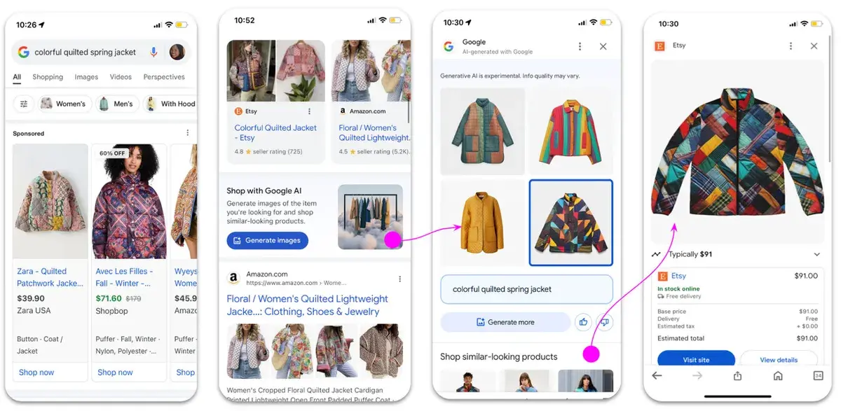 Google rolls out new online shopping tool that recommends clothes that match your style