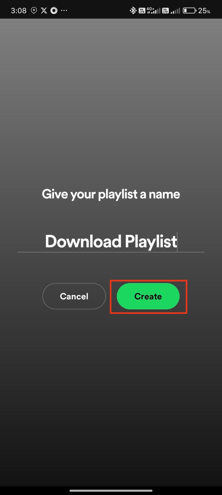 Create a playlist