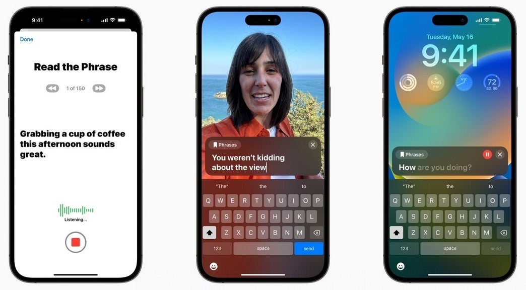 Personal Voice uses AI to record a user's voice for use when they can no longer speak - Apple to add new accessibility features to iPhone with iOS 18