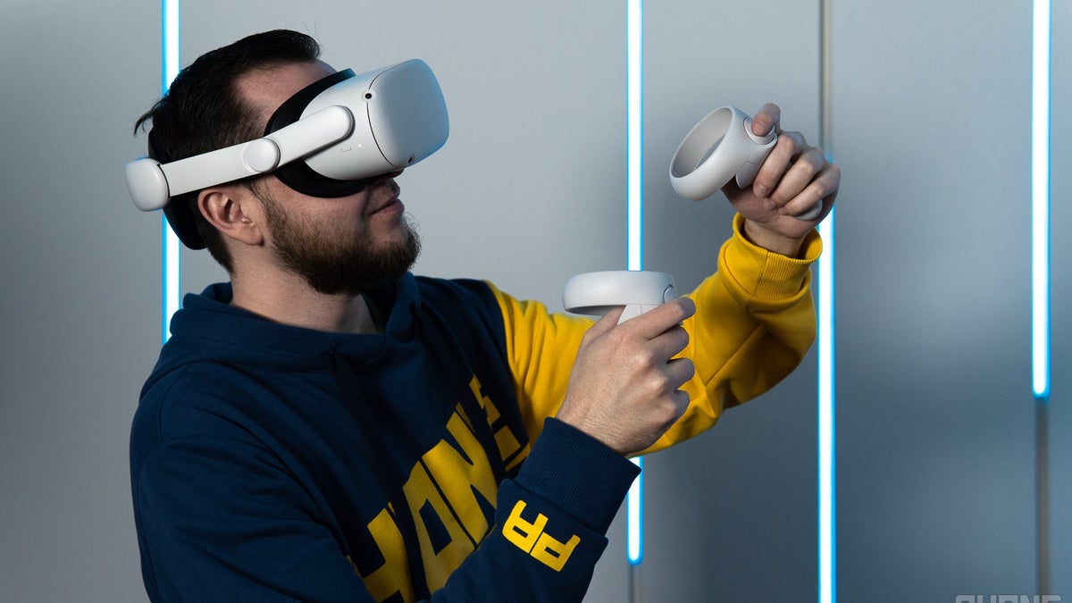 At 20% off, the Meta Quest 2 headset is the cheapest way to experience VR without breaking the bank