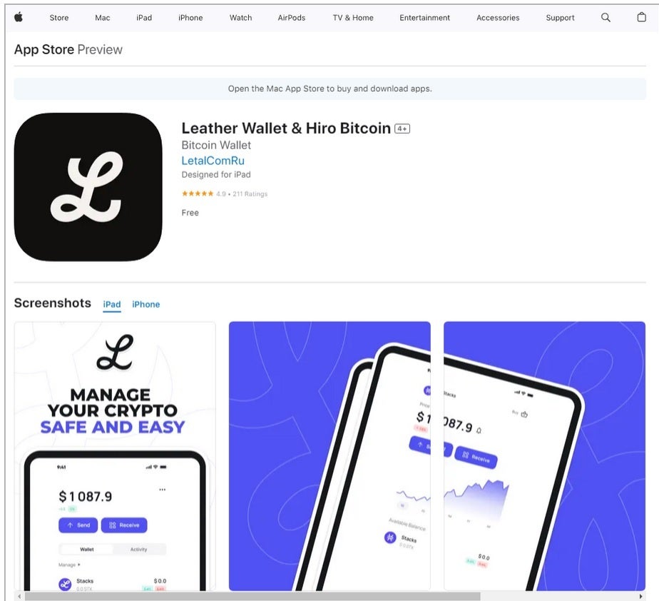 Fake Leather Wallet Listed in App Store - For the Second Time in a Month, a Fake Version of a Real App Scams App Store Users