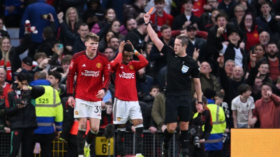 Man United's Bruno Fernandes blasts Amad Diallo red card