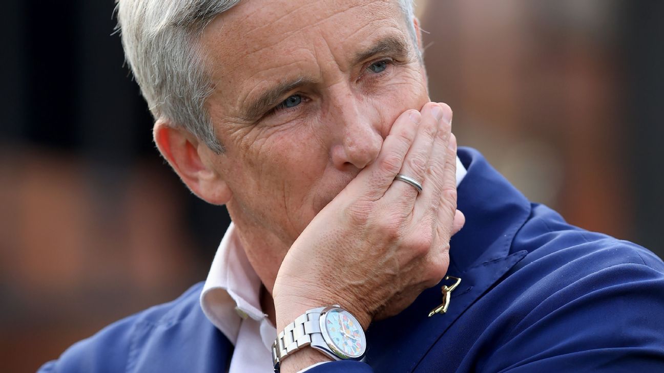PGA Tour's Jay Monahan says meeting with PIF 'constructive'