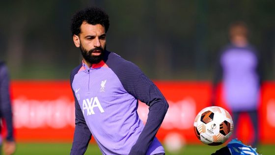 Salah back in Liverpool training ahead of Man City showdown