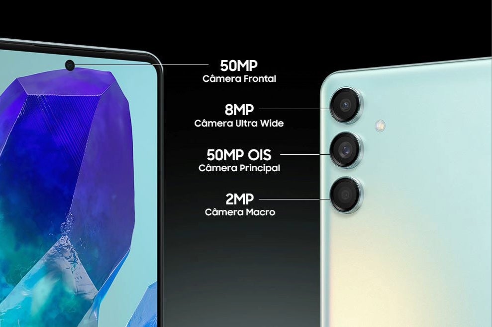 Galaxy M55 camera setup (Image credit – Samsung) – Samsung Galaxy M55 is official with Snapdragon power and faster charging