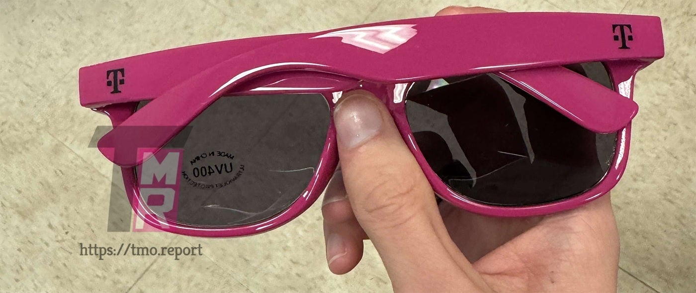 The free glasses will include T-Mobile branding and the carrier's magenta color.  T-Mobile subscribers will receive the perfect reward for the upcoming sunny summer days.