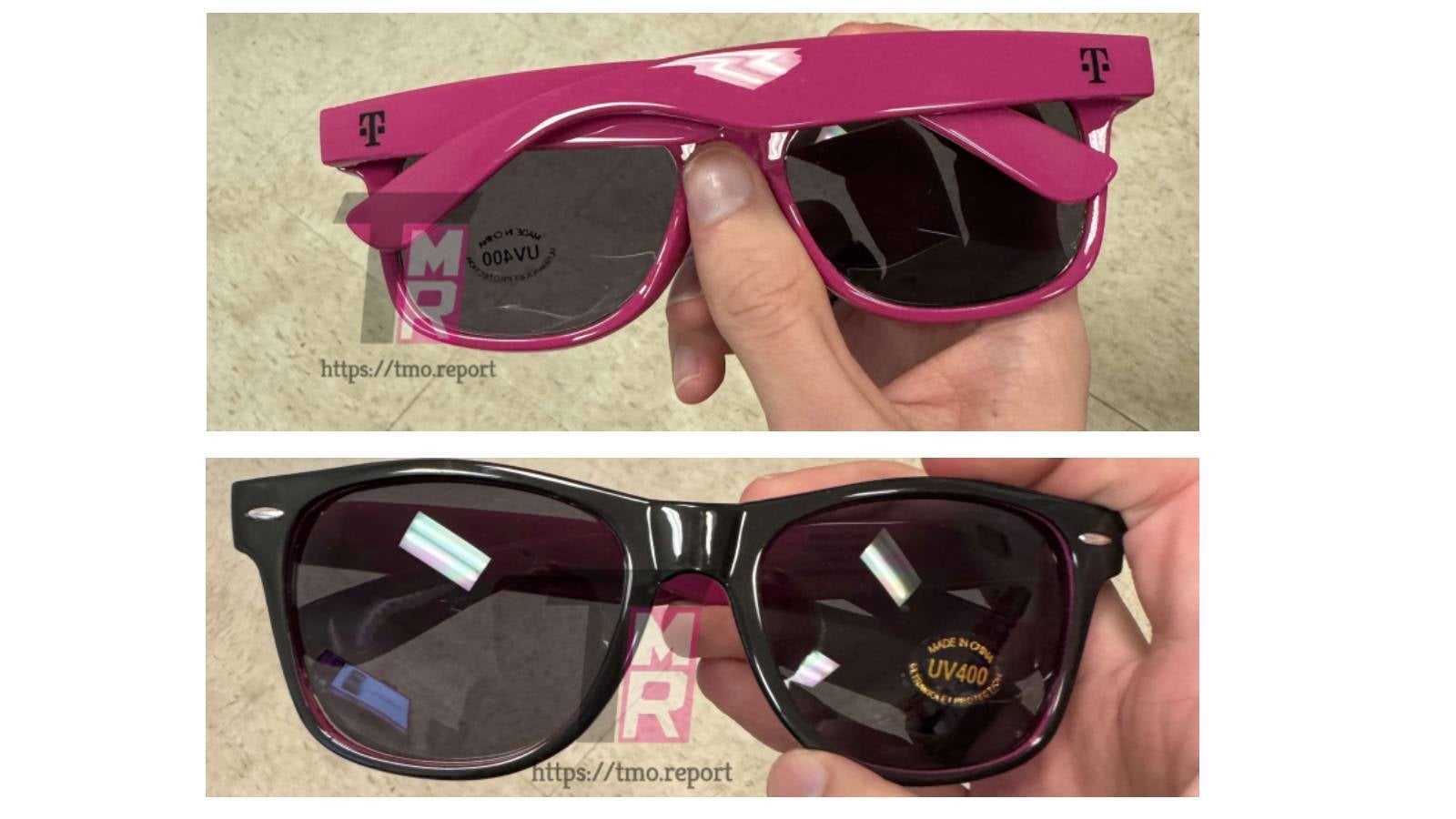 Leaked photo of the sunglasses T-Mobile will send to its customers - T-Mobile will soon send the perfect gift to welcome spring to some customers