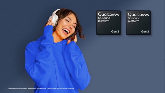 The S3 Gen 3 and the S5 Gen 3 are Qualcomm's two new sound platforms: on-device AI, better ANC, more power