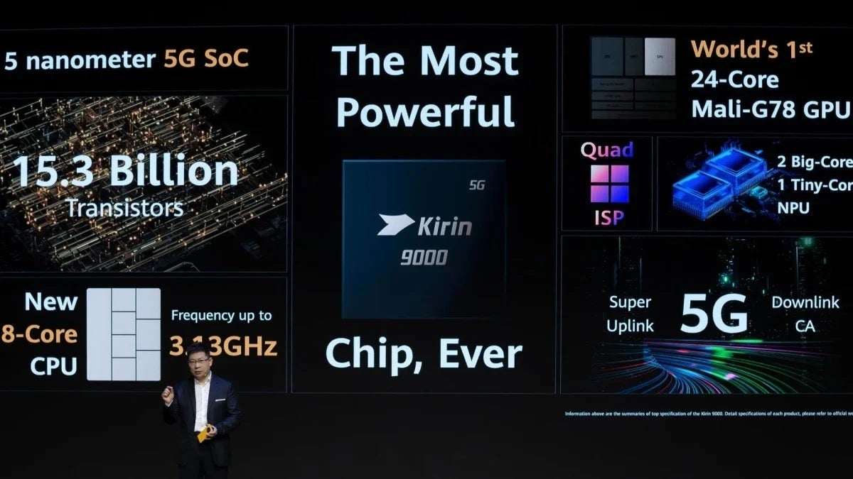 Until last August, the Kirin 9000 was Huawei's latest 5G chipset.  The United States will investigate whether SMIC violated export rules by making a 5G chip for Huawei's Mate 60 line.