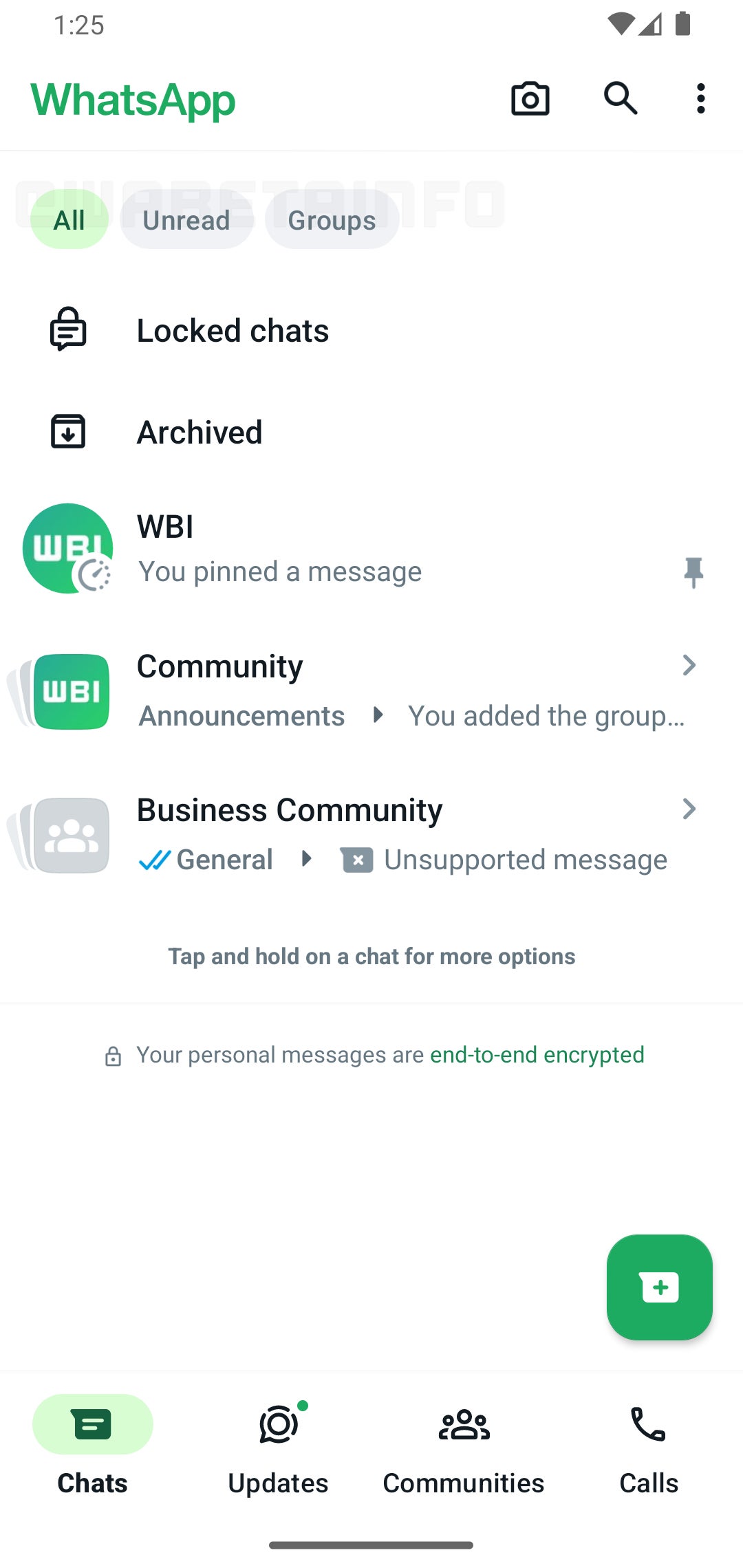 Chat filters feature in latest beta (Image credit – WABetaInfo) – WhatsApp restarts testing of long-lost chat filters feature to help you organize your chaos